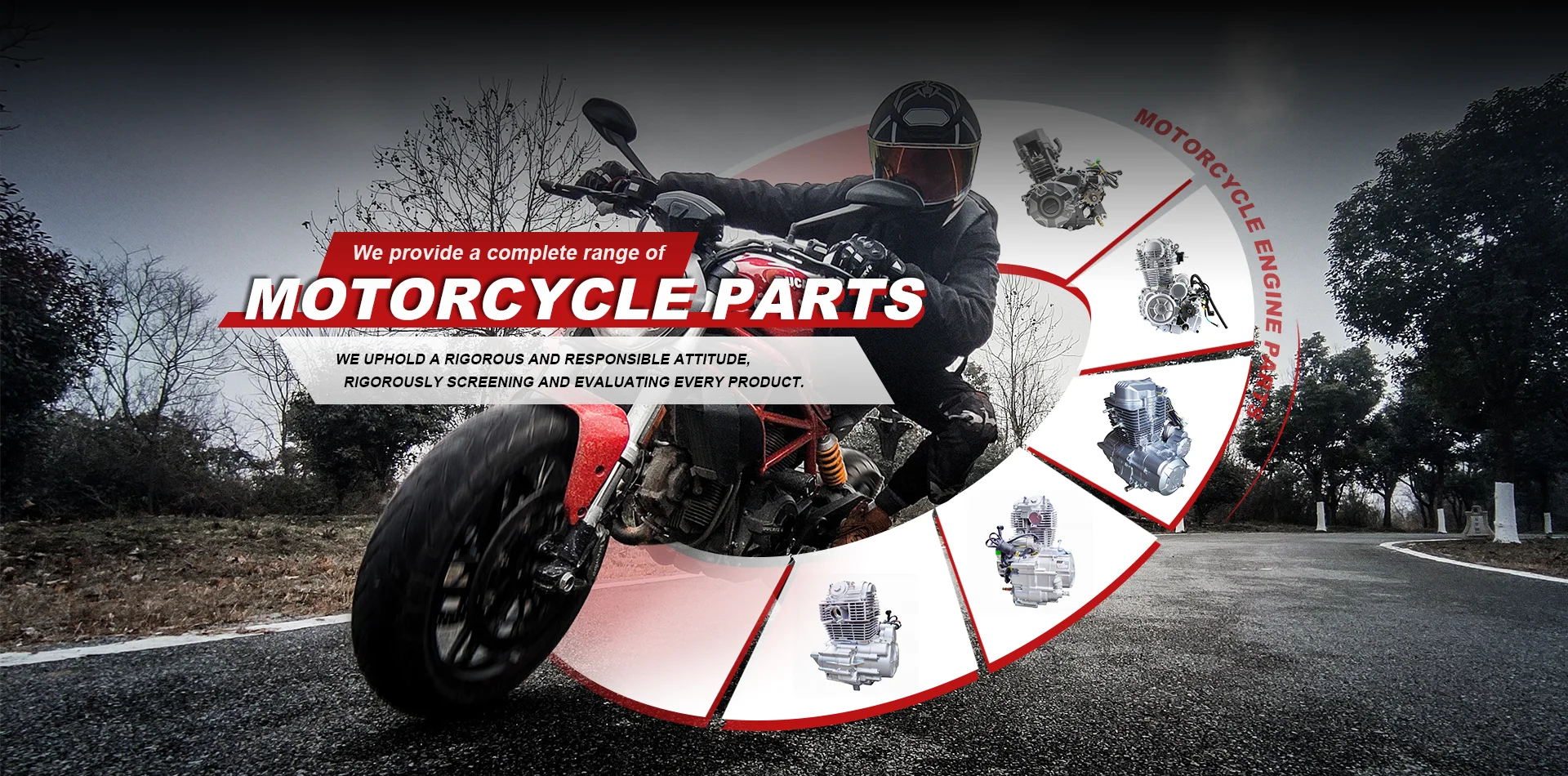 Aukštos kokybės motociklo variklio dalys