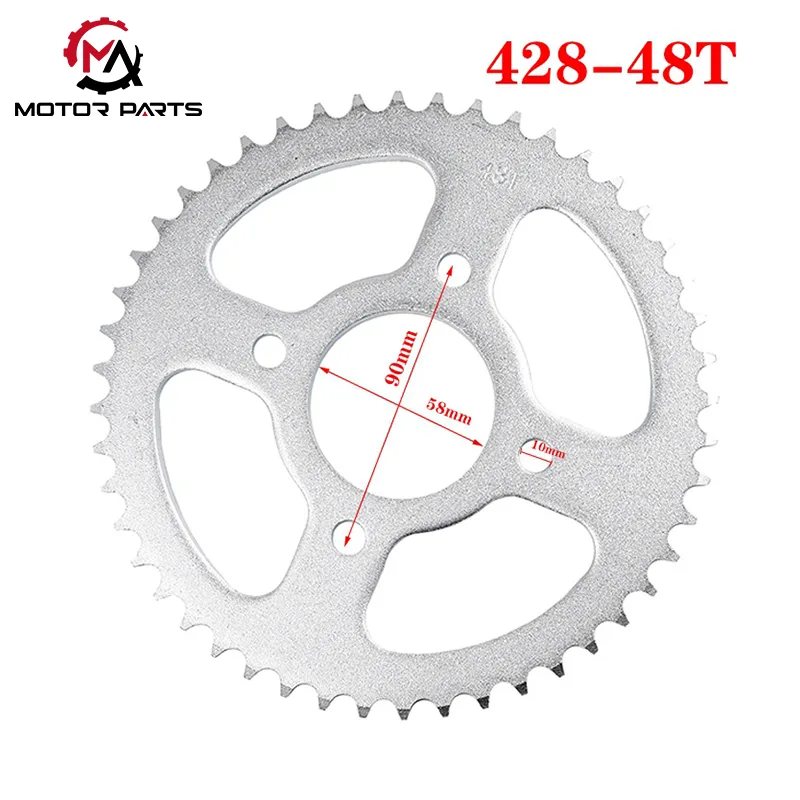 428-48T motociklas Sprocket