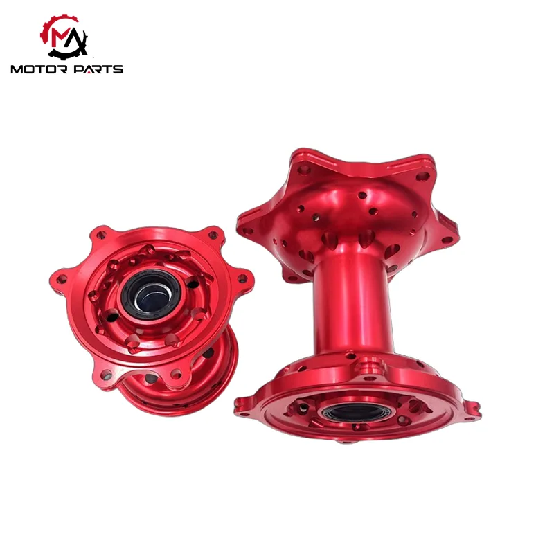 CNC aliuminio priekinių ir galinių ratų stebulės, skirtos Honda CRF250R CRF450R