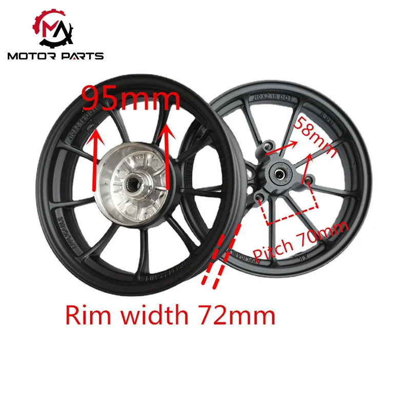 Honda DIO50 motociklo ratų stebulė